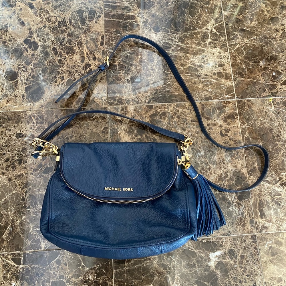 New Michael Kors Crossbody Navy Blue